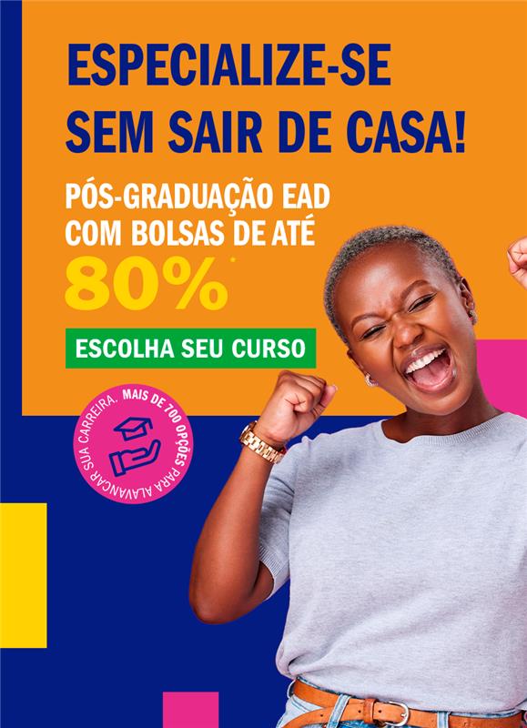 Banner Curso Pós-Graduação EAD